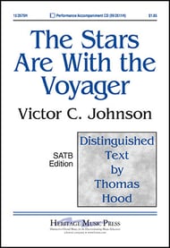 The Stars Are with the Voyager SATB choral sheet music cover Thumbnail